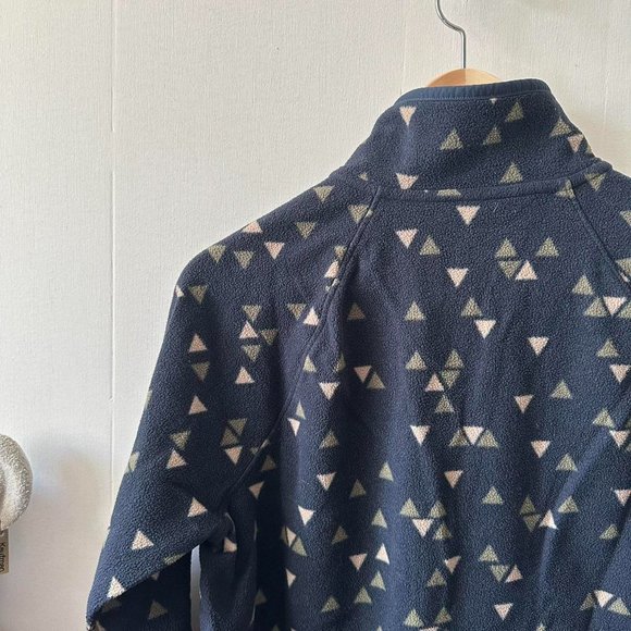 The North Face navy patterned fleece jacket - Picture 7 of 8